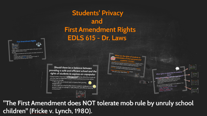 1st amendment right to privacy