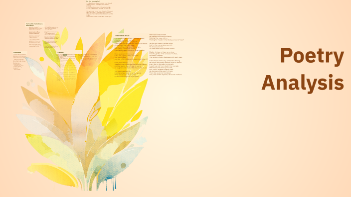 Poetry Analysis by Perla Cervantes on Prezi