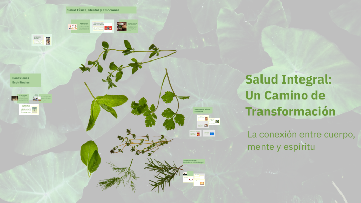 12. Salud Integral: Un Camino de Transformación V.16 by on Prezi