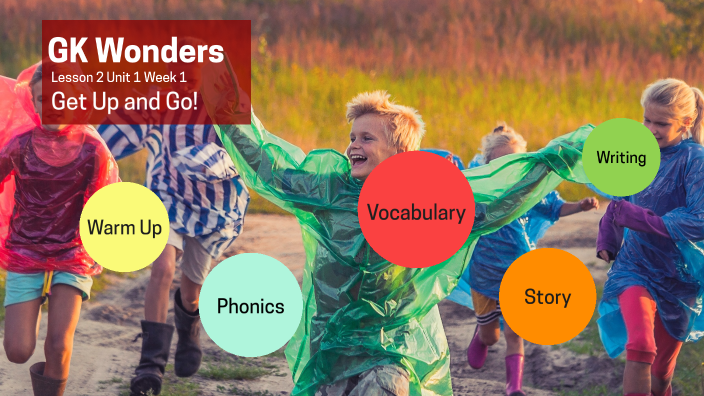 GK Wonders Lesson 2: Unit 1 Week 1 -Get Up and Go! by Silasee Breath on ...