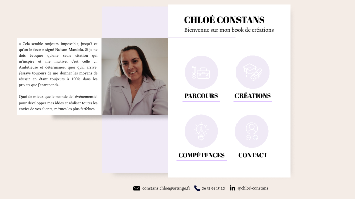 Mon CV numérique by Chloé Constans