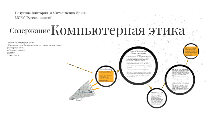 Компьютерная этика основные проблемы