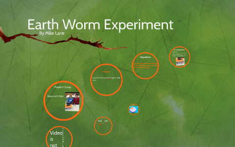 earth worm experiment