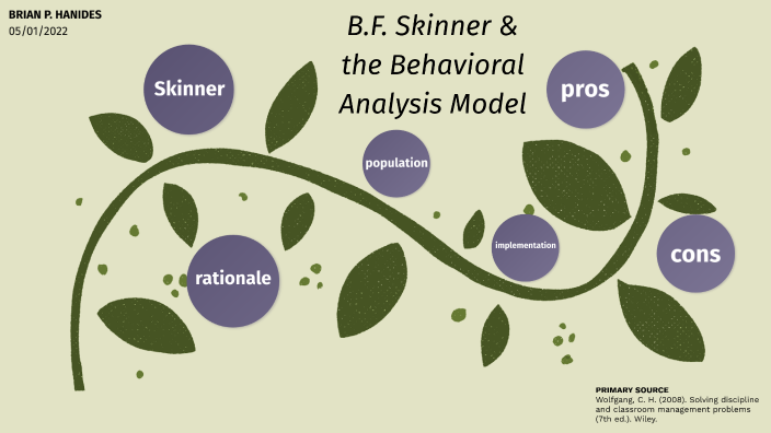 B.F. Skinner & the Behavioral Analysis Model by Brian H. on Prezi