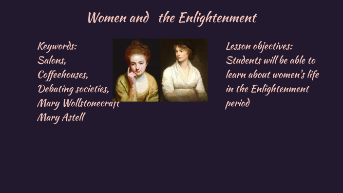 Women And The Enlightenment By Gunel Orujova On Prezi