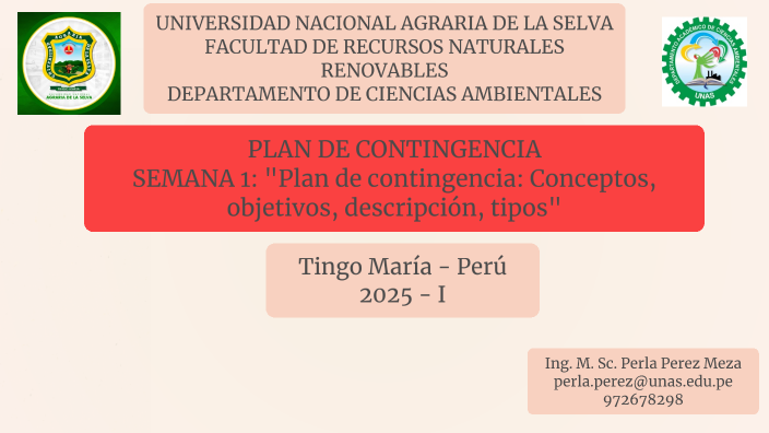 Plan de contingencia by PERLA PEREZ MEZA on Prezi