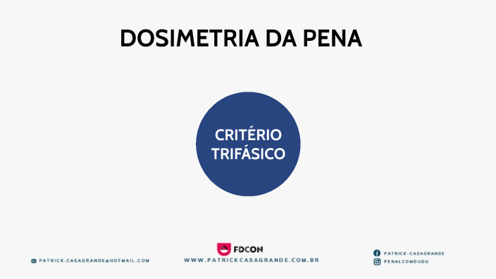 AULA 7 DOSIMETRIA DA PENA by Patrick Juliano Casagrande Trindade