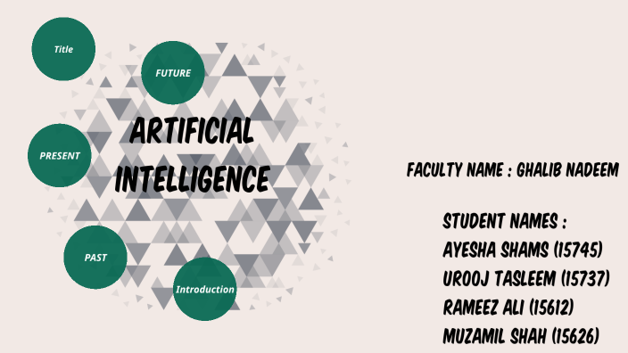 ARTIFICIAL INTELLIGENCE by Sid Khan on Prezi