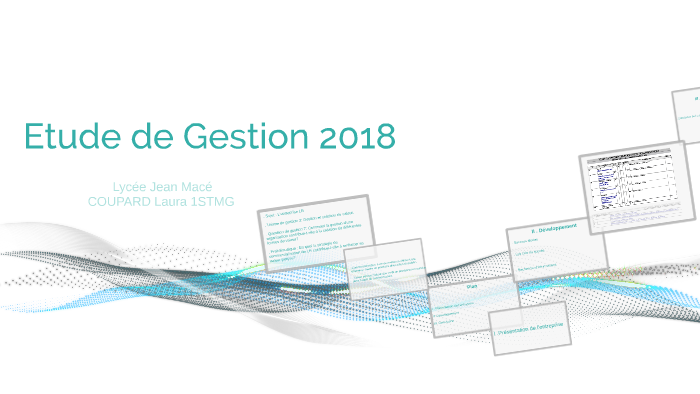 Etude de gestion 2017 by Ninon Coupard