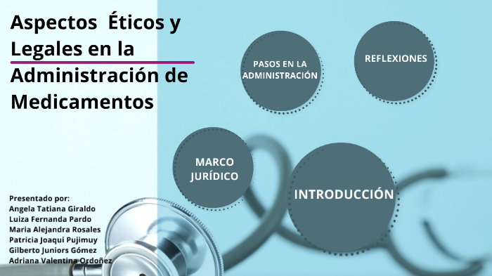 Aspectos Éticos y Legales en la Administración de Medicamentos by