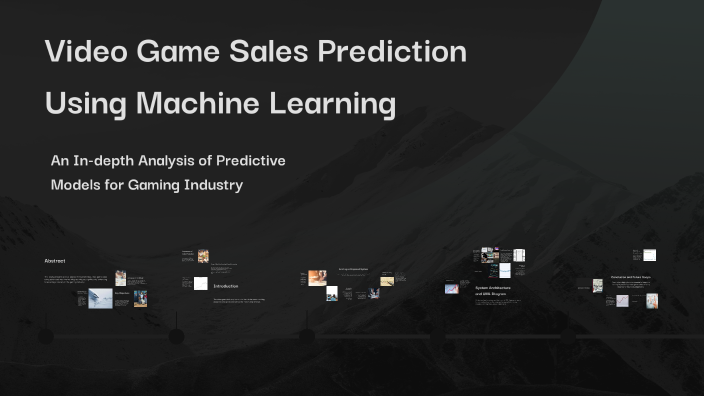 Video Game Sales Prediction Using Machine Learning by yashwanth Koppera ...