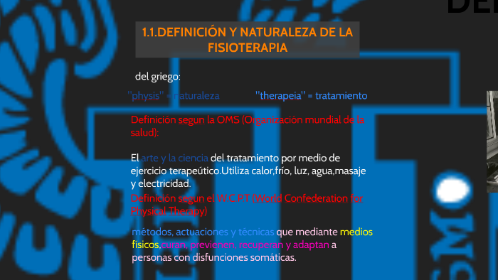 DEFINICI'ÓN Y DESARROLLO DE LA FISIOTERAPIA by Adi Meza on Prezi