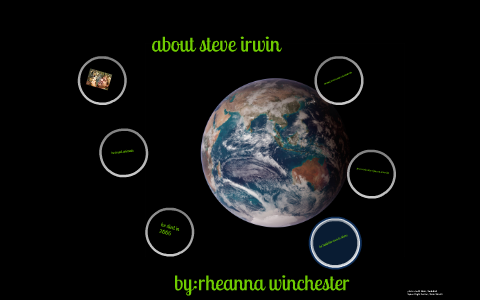the story of steve irwin by rheabud winchester on Prezi