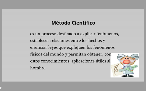 Método Científico by Diego Aragon Lopez on Prezi