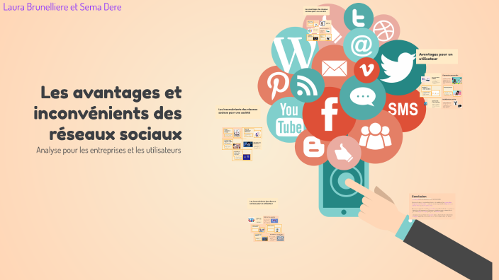 Les avantages et inconvénients des réseaux sociaux by Laura Brunelliere ...