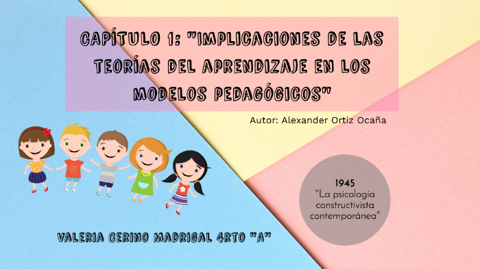 Modelos pedagógicos y teorías del aprendizaje by Valeria Cerino