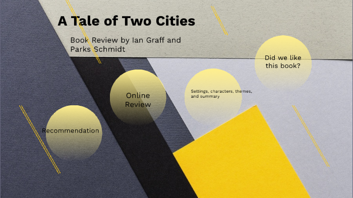 A Tale of Two Cities-Book Review by karen tookthekids on Prezi