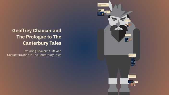 Geoffrey Chaucer and The Prologue to The Canterbury Tales by Carrington ...