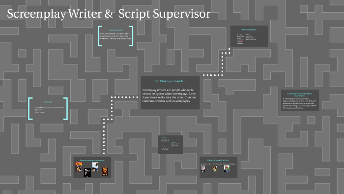 Screenplay Writer & Script Supervisor by Jake Ritter on Prezi