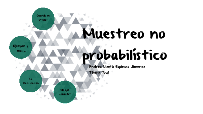 Muestreo no probabilístico by Andreina Espinosa