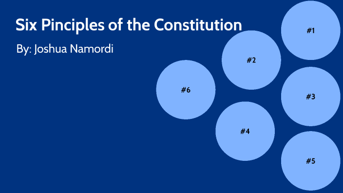 Six Principles Of The Constitution By Joshua Namordi On Prezi