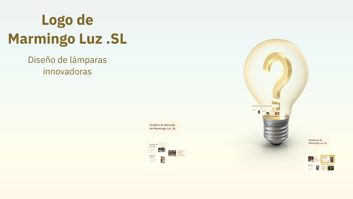 Logo de Marmingo Luz .SL by Sara Simón on Prezi