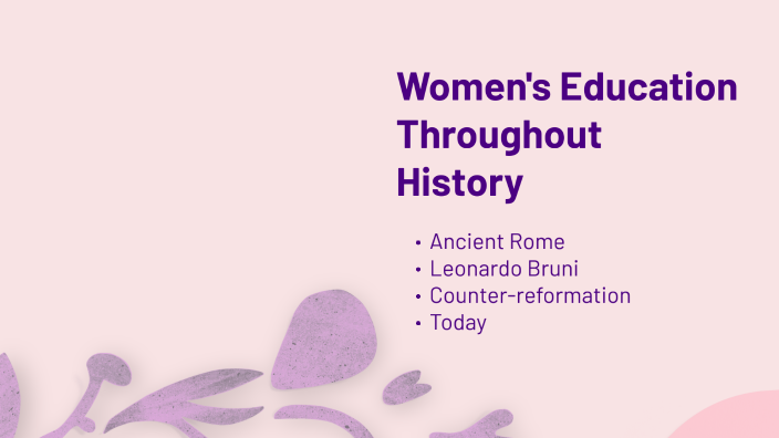 Women's Education Throughout History by CHIARA D'ANGELO on Prezi