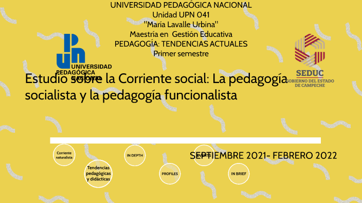 Estudio sobre la Corriente social: La Pedagogía socialista y la ...