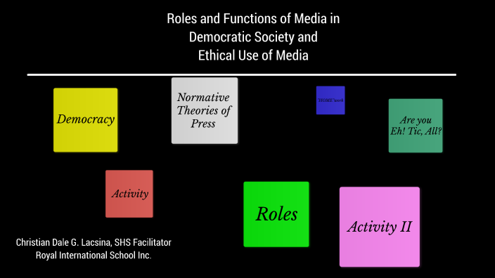 Roles And Functions Of Media In Democratic Society By Christian Dale 