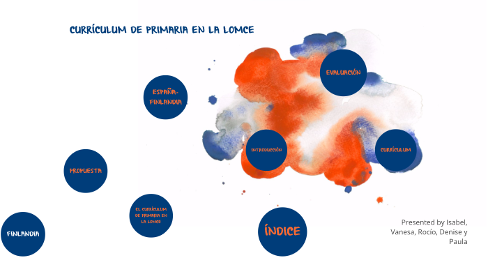 Currículum de primaria en la LOMCE by PAULA ARÉVALO AGUIRRE