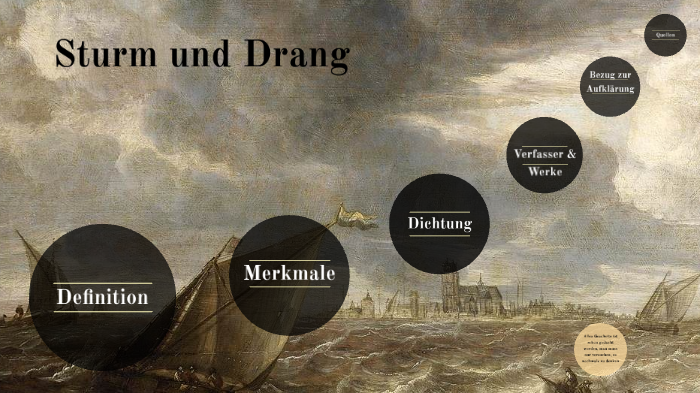 Sturm Und Drang Epoche By Dounia Charki 3525