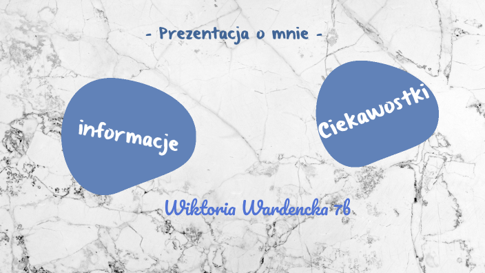 Prezentacja O Mnie By Wiktoria Wardencka Miler 0635