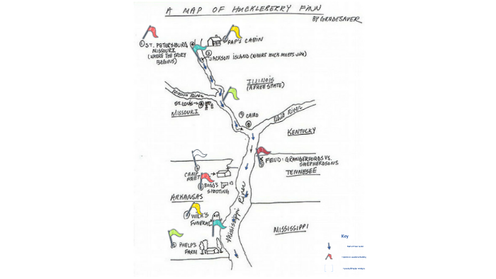 The Adventures Of Huckleberry Finn Charting The Trip