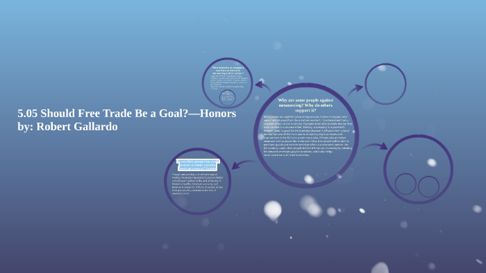 5 05 Should Free Trade Be A Goal Honors By Robert Gallardo