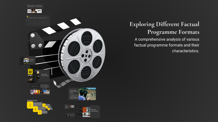 Exploring Different Factual Programme Formats by Conor Dobbin on Prezi