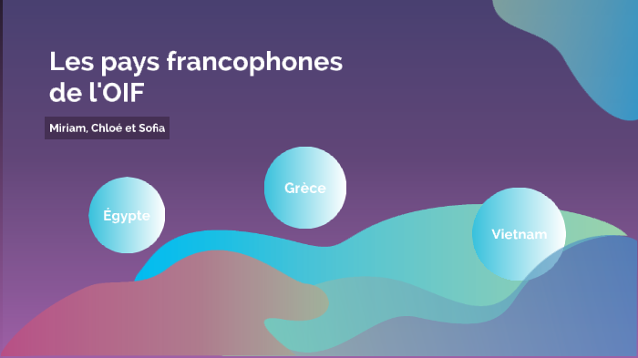 Les Pays Francophones By Miriam Zdunich On Prezi