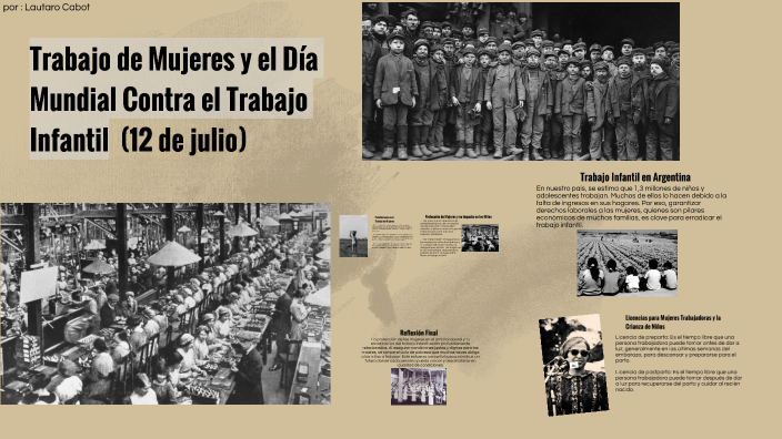 Trabajo de Mujeres y el Día Mundial Contra el Trabajo Infantil (12 de ...