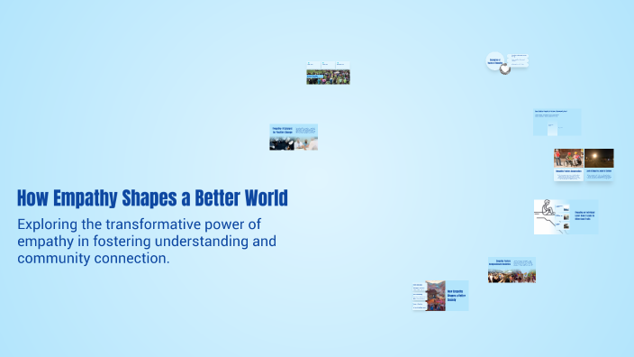 How Empathy Shapes a Better World by Khushbakht on Prezi