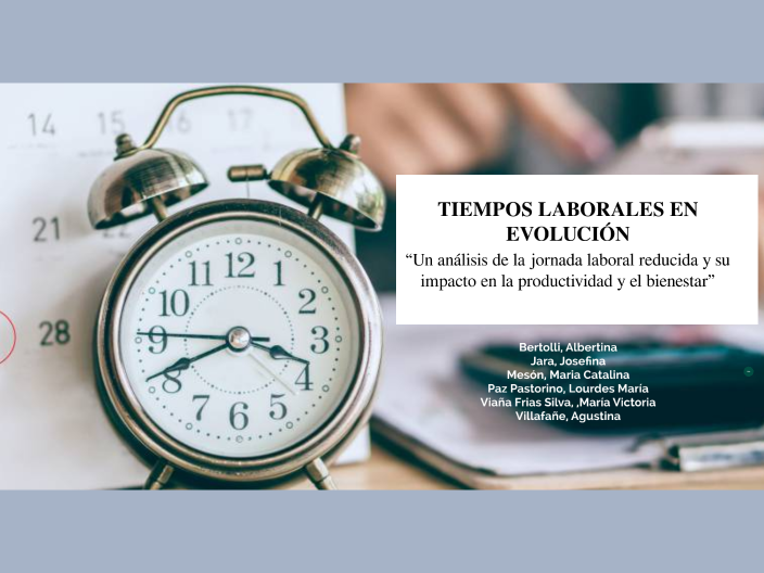 Tiempos laborales en evolución: "Un analisis de la jornada laboral ...