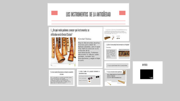 LOS INSTRUMENTOS DE LA ANTIGÜEDAD by Paula Vales Sánchez on Prezi