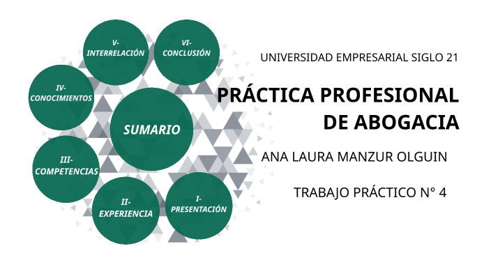 PRACTICA PROFESIONAL DE ABOGACIA By Ana Laura Manzur