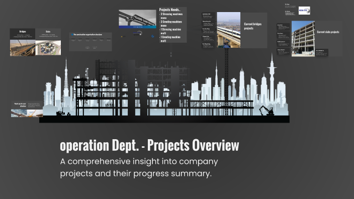 Overview of Construction Projects by Ahmed Nour on Prezi