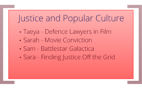 Law And Popular Culture Justice By Sara Minshull
