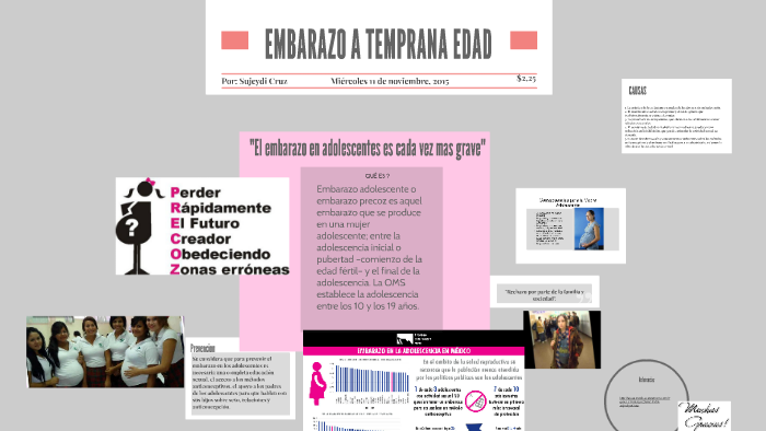 Embarazo A Temprana Edad By Sujeydi Cruz Cruz On Prezi
