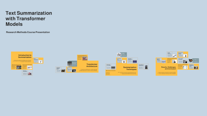 Text Summarization with Transformer Models by Mahdi Mobini on Prezi