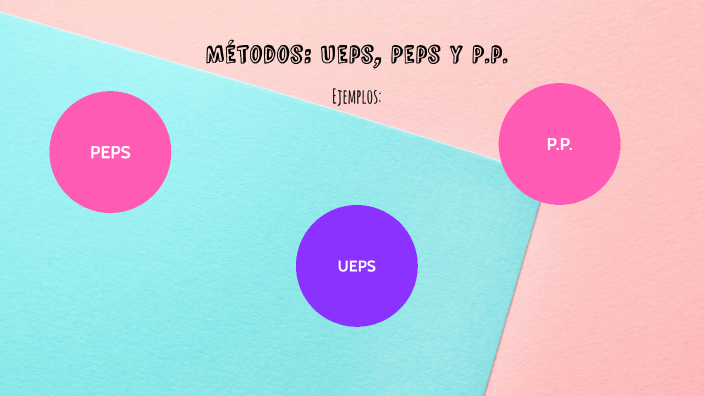 Métodos: Ueps, Peps Y P.p. By ANA GABRIELA DELGADO HINOJOSA On Prezi