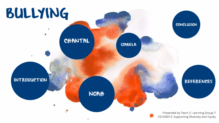Assignment 3: Team Presentation- Bullying by Chantal Miceli on Prezi