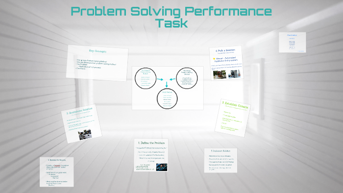 Problem Solving Performance Task by Chris Jones on Prezi