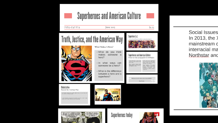 The Influence Of Superheros In American Culture