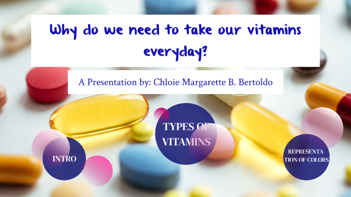 Why do we need to take Vitamins Everyday? by Chloie Margarette Bertoldo ...